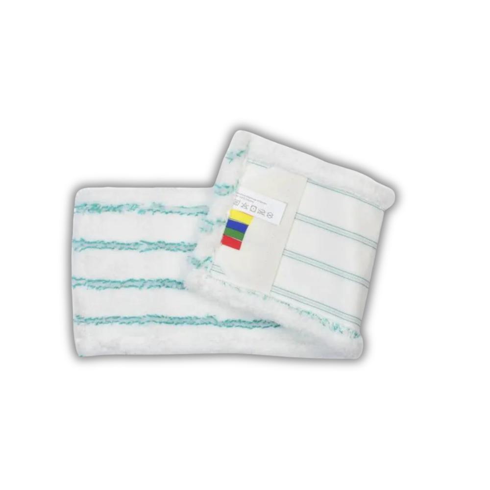 SEMYtop Mikrofaser Wischmopp mit Borsten, 40 cm weiß, 50 Stück