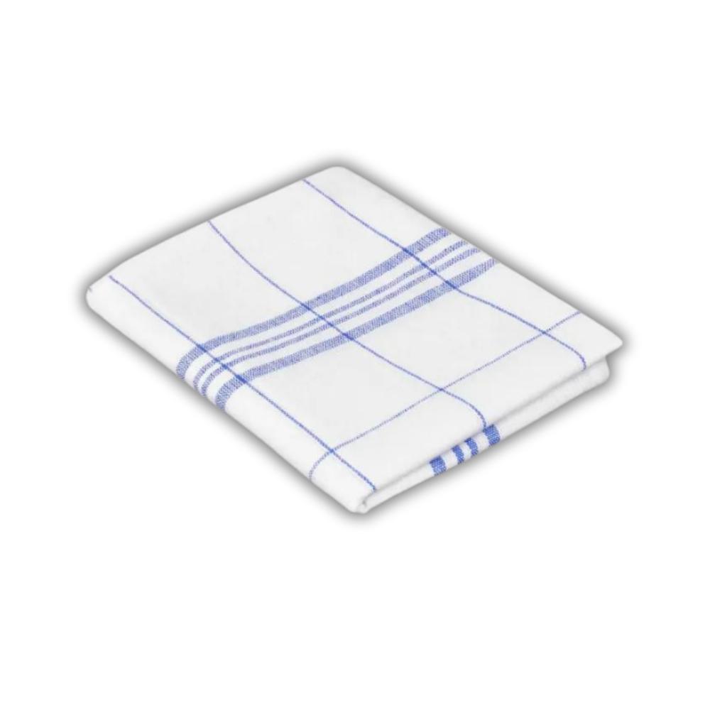 SEMYtop Geschirrtuch 50 x 70 cm, blau 100% Baumwolle, 28x10 Stück
