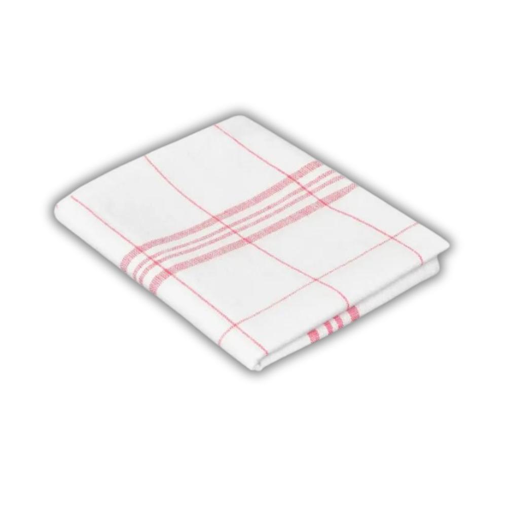 SEMYtop Geschirrtuch 50 x 70 cm, rot 100% Baumwolle, 28x10 Stück