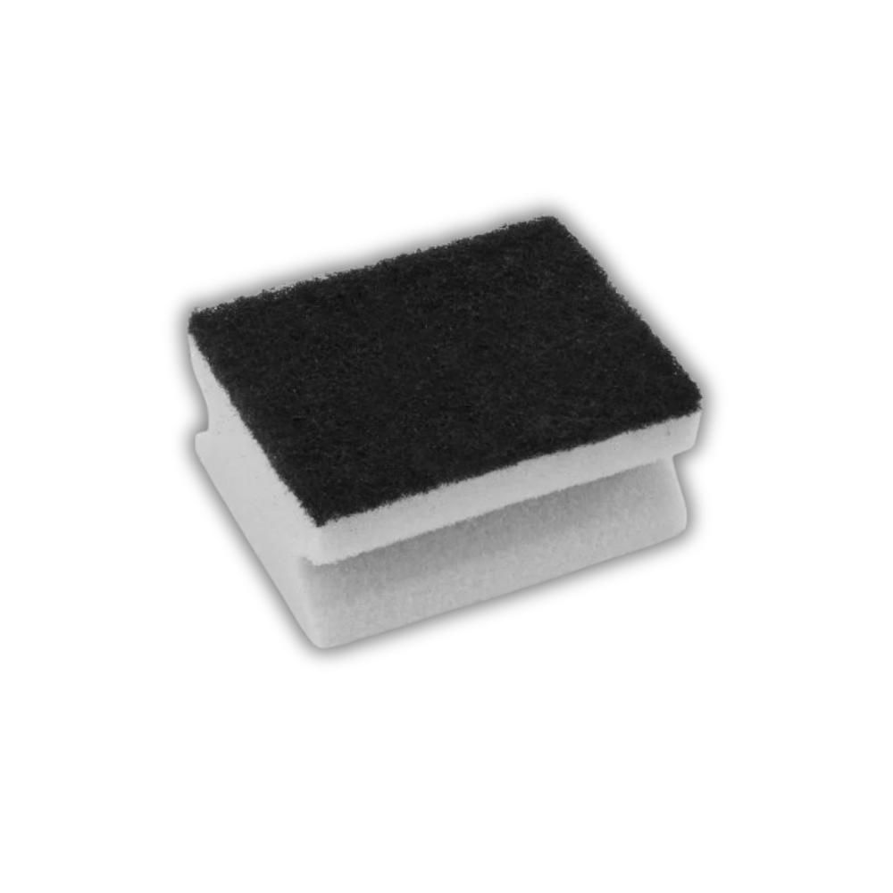 FUNNY Griffschwamm, grau - schwarz, 9 x 7 x 4 cm für grobe Verschmutzungen 10 Stück