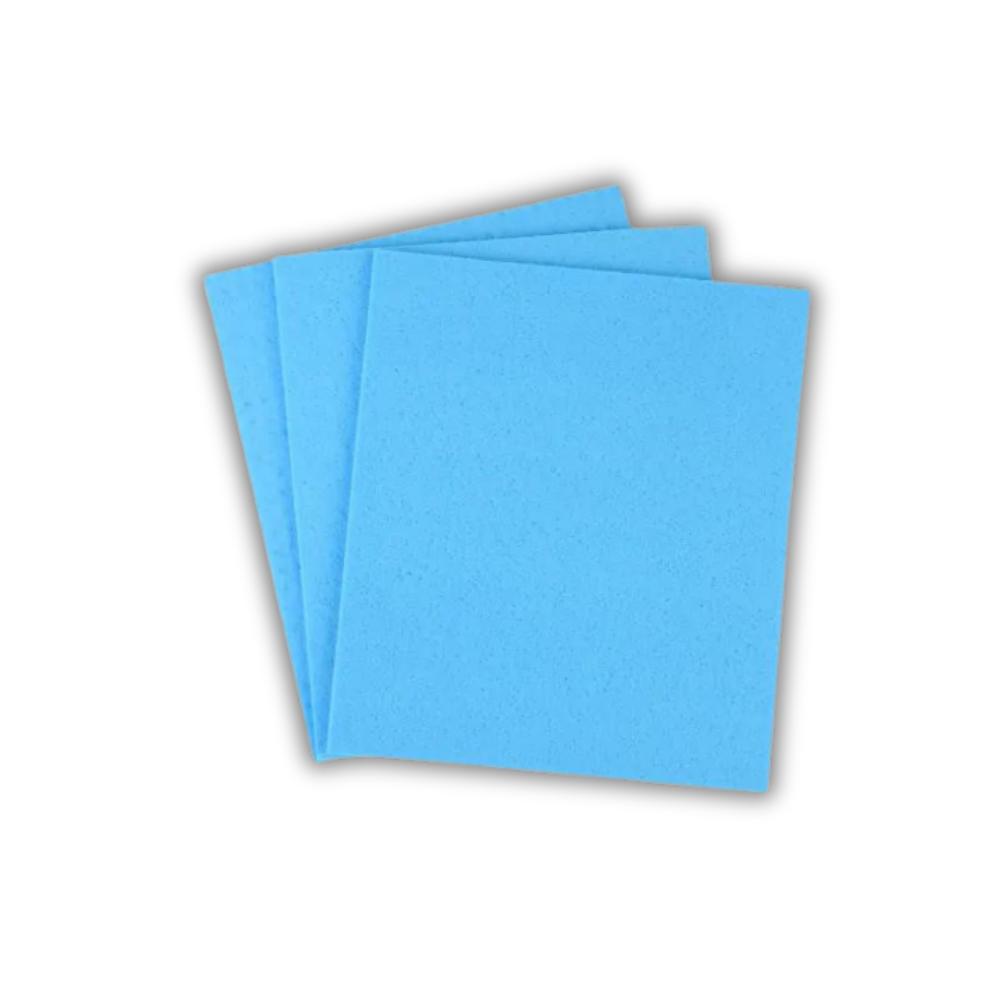 FUNNY Schwamm-Spültuch, 10-er Pack, 18 x 20 cm blau