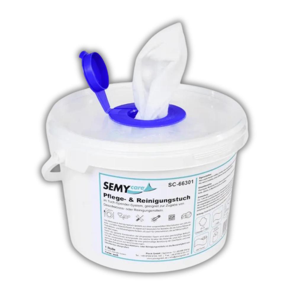 SEMYcare Rolle im Eimer Rolle 24 x 23 cm, 100 Blatt, weiß