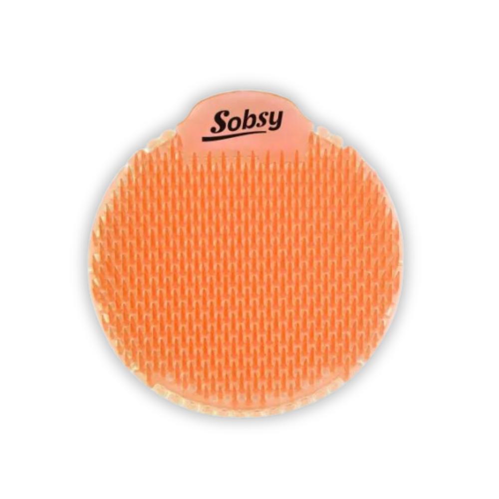 Sobsy Pissoireinsatz mit Kalender, Mango orange, 10 Stück