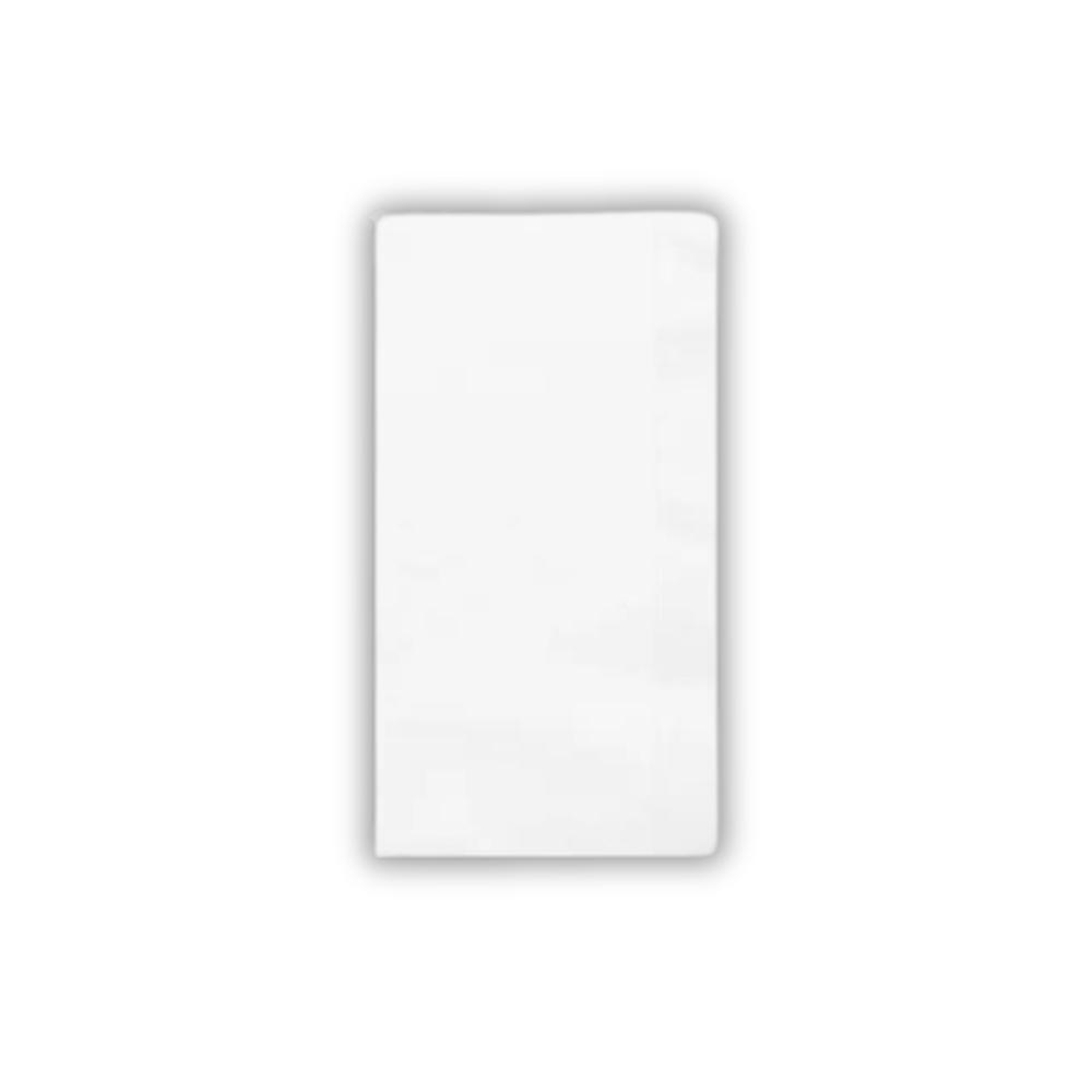 SEMYtop Prägeservietten 32 x 32 cm, 1-lagig Zellstoff weiß, 1/8-Kopffalz, 10 x 500 Stück