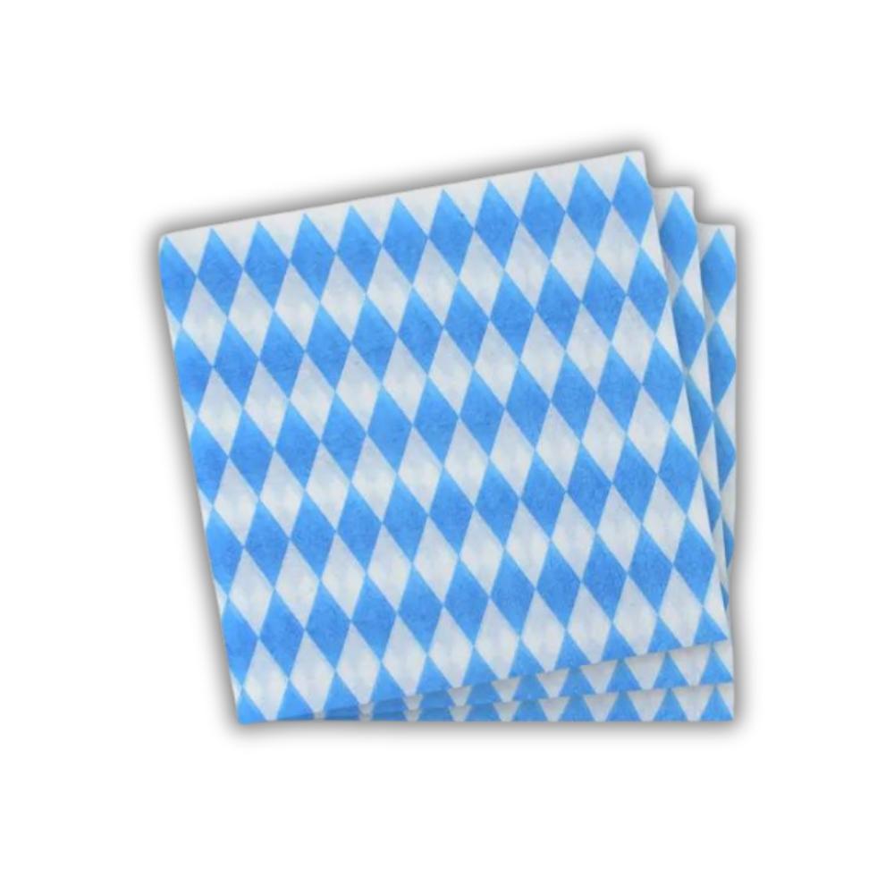 FUNNY Servietten Bay. Raute, 32 x 32 cm 1-lagig, 1/4-Falz, 10 x 400 Stück