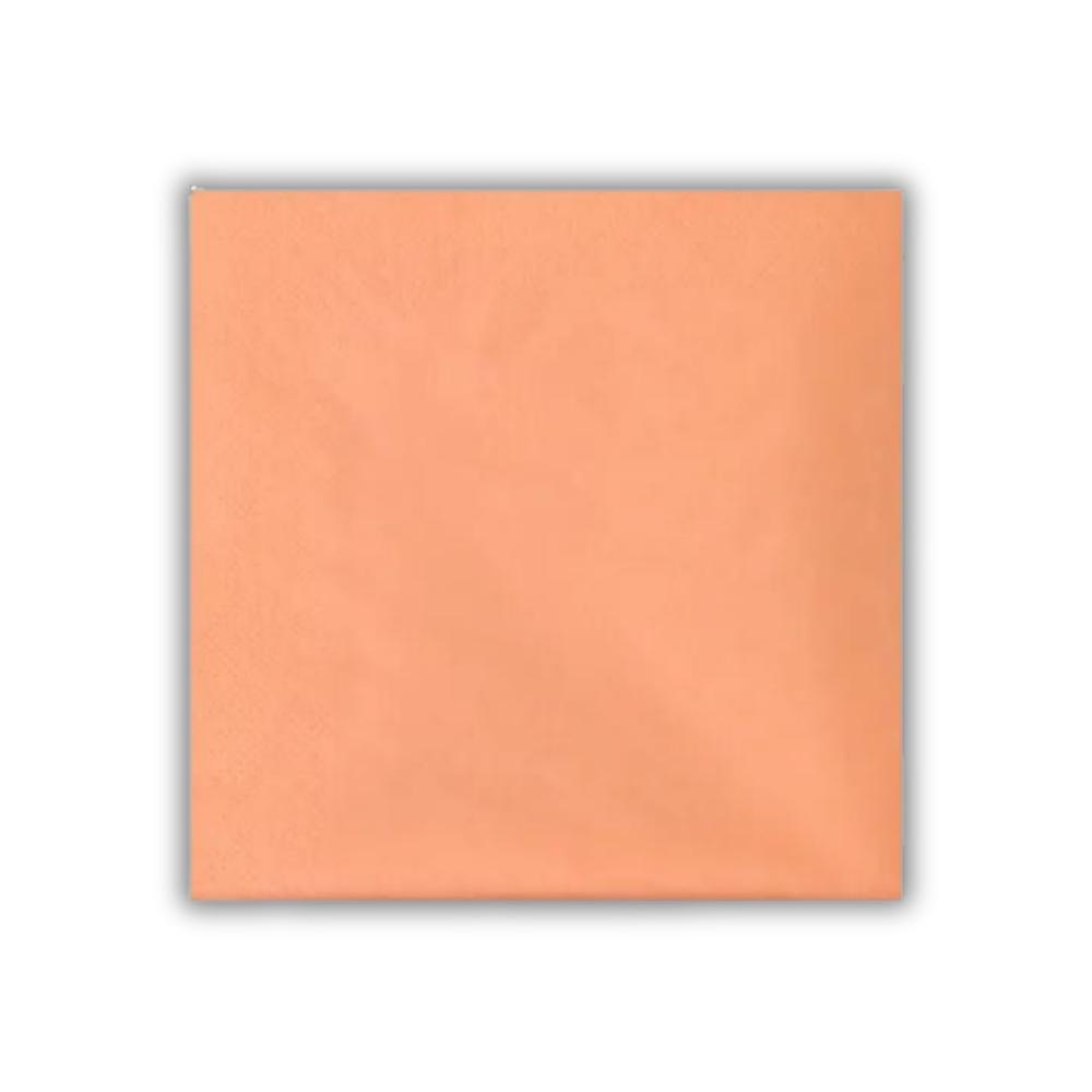 FUNNY Servietten 33 x 33 cm, apricot 3-lagig, 1/4-Falz, 4 x 250 Stück