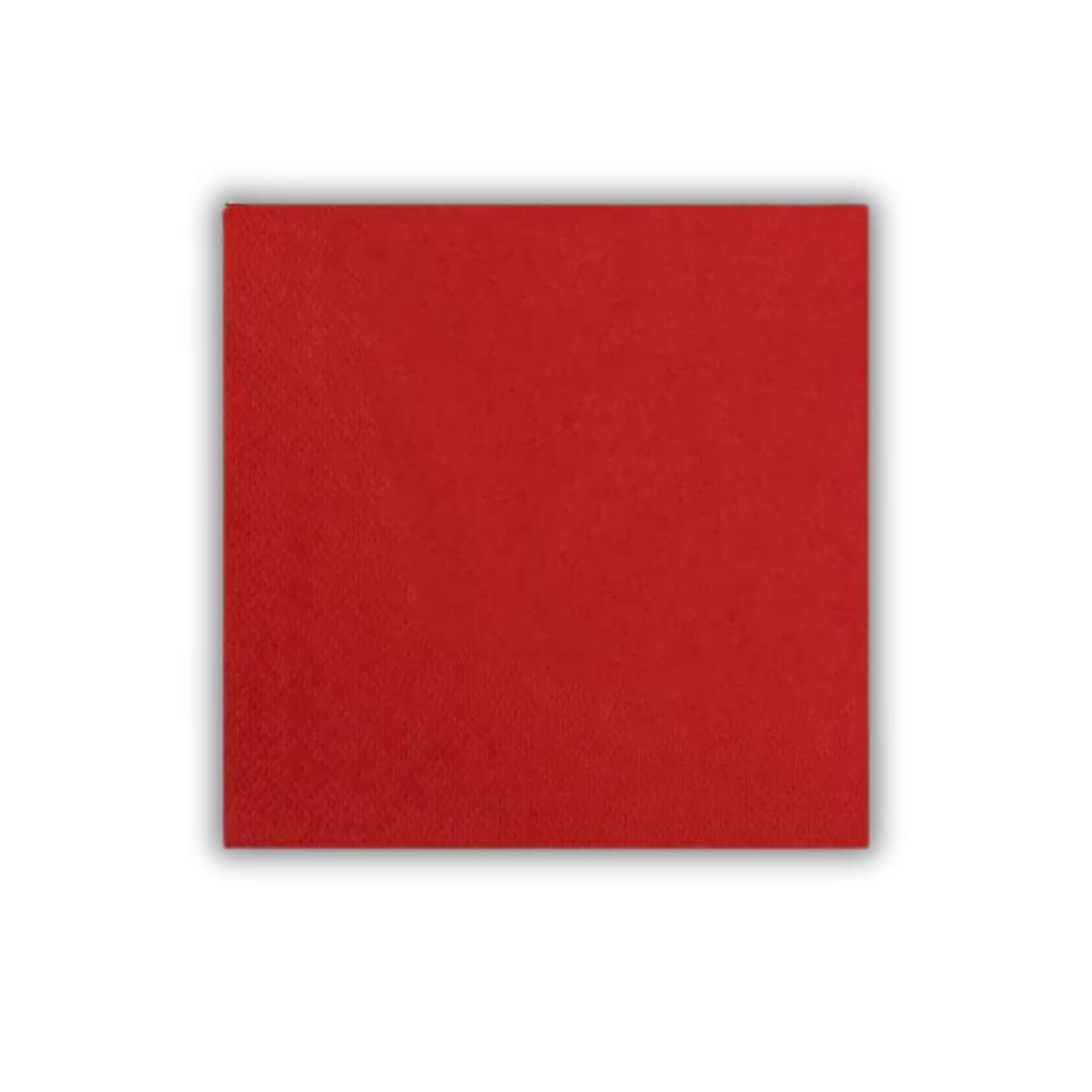 FUNNY Servietten 24 x 24 cm, rot 2-lagig, 1/4-Falz, 12 x 300 Stück