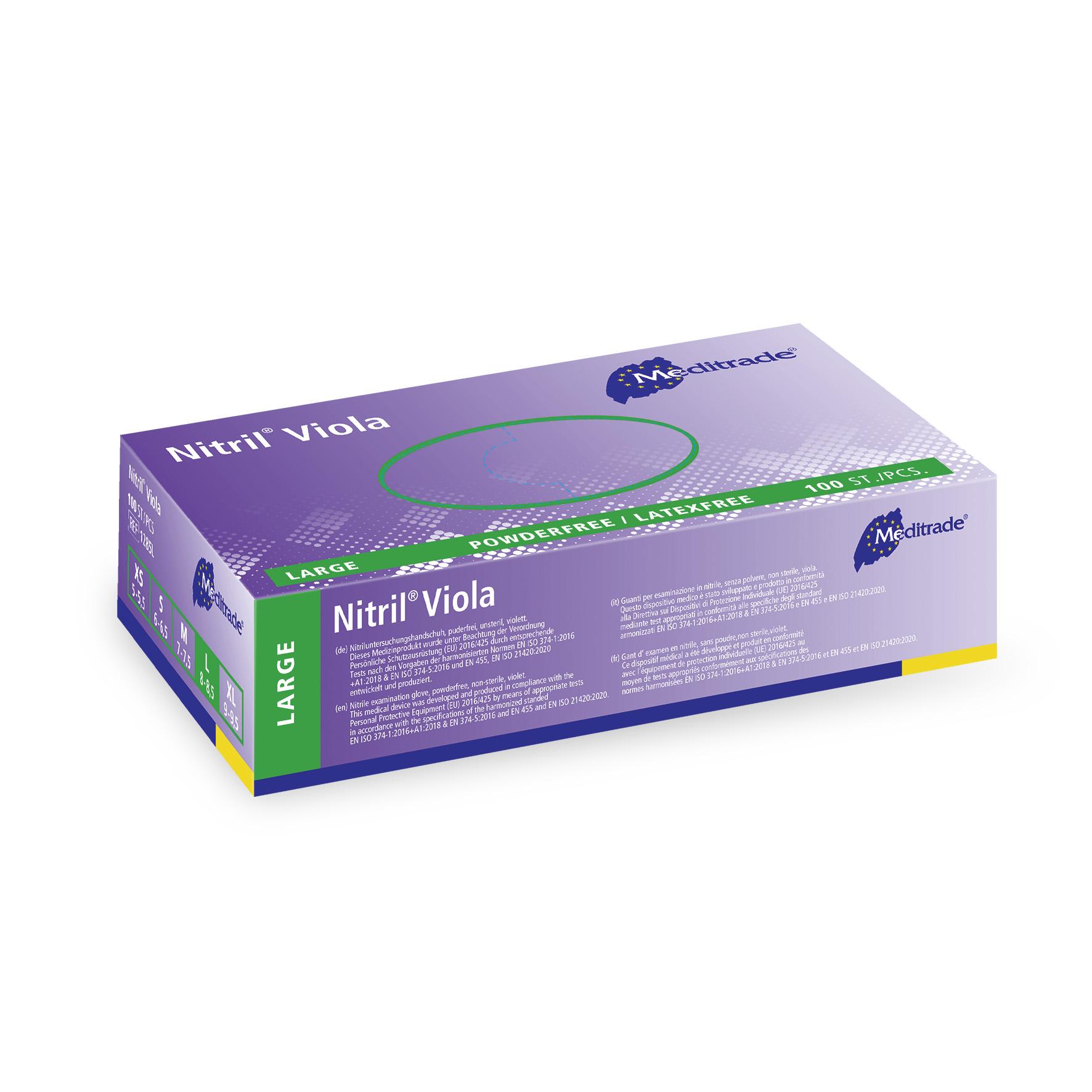 Nitril Viola, Gr. L violett-blau,