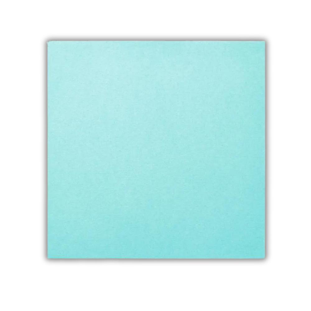 Quicky Airlaid-Servietten 40 x 40 cm, mint blau 1/4-Falz, 16 x 50 Stück