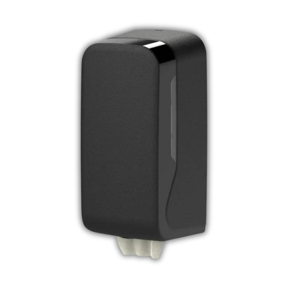 SEMYtop Toilettenpapier Einzelblatt-Spender, Mini, schwarz matt