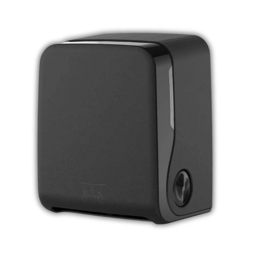 SEMYtop Handtuchrollenspender, Autocut, schwarz matt