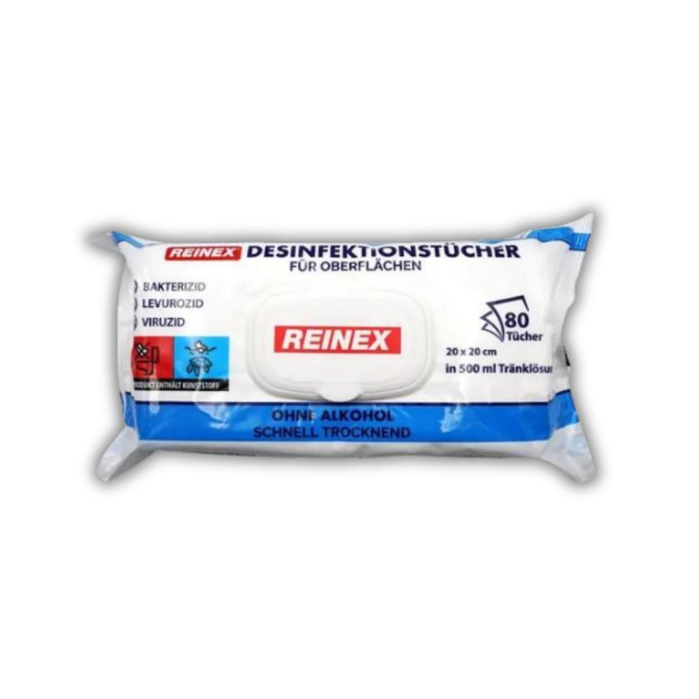 REINEX Desinfektionstücher 80er