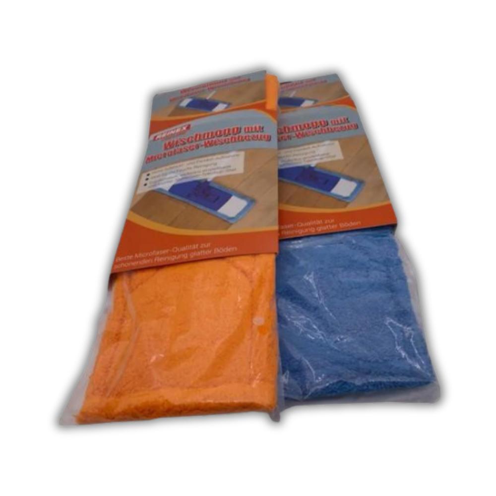 REINEX Wischmopp 2-farb sort. m. Microfaserwischb.