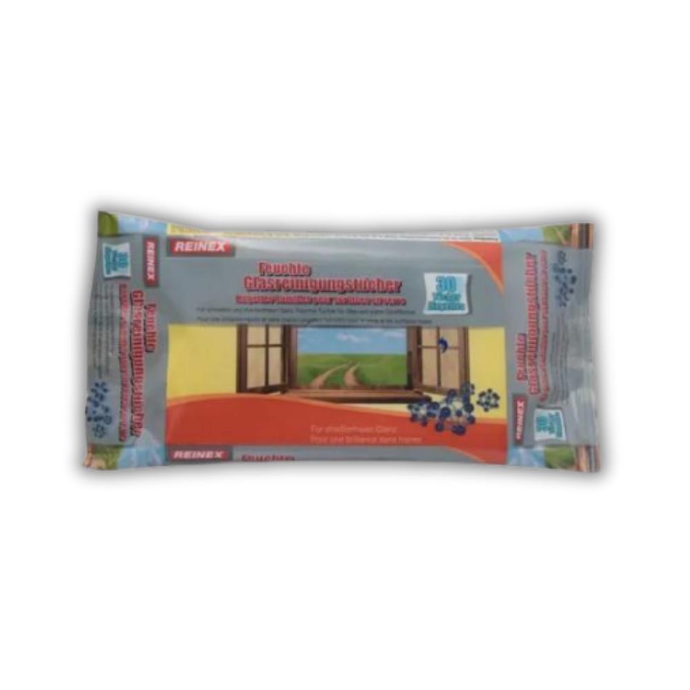 REINEX Feuchte Glasreinigungstücher 30 Stück