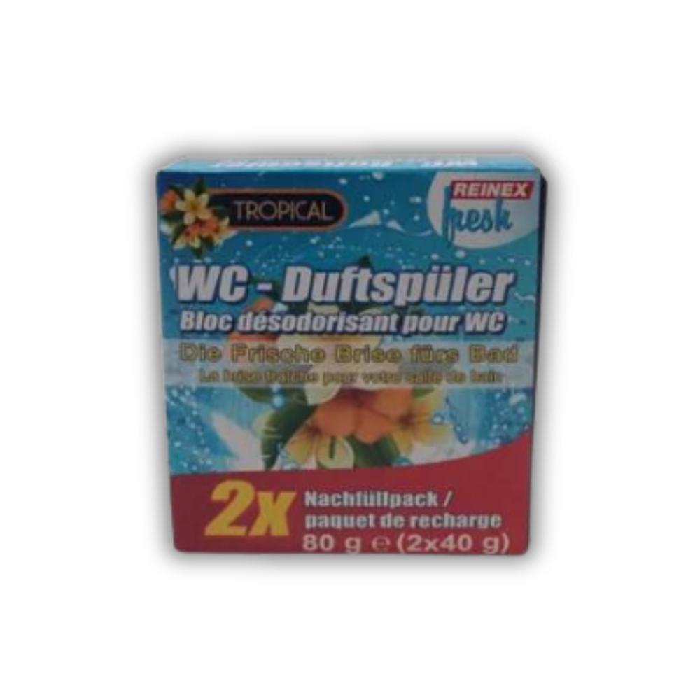 REINEX FRESH WC-Duftspüler Nachf. Tropical 2x40 g