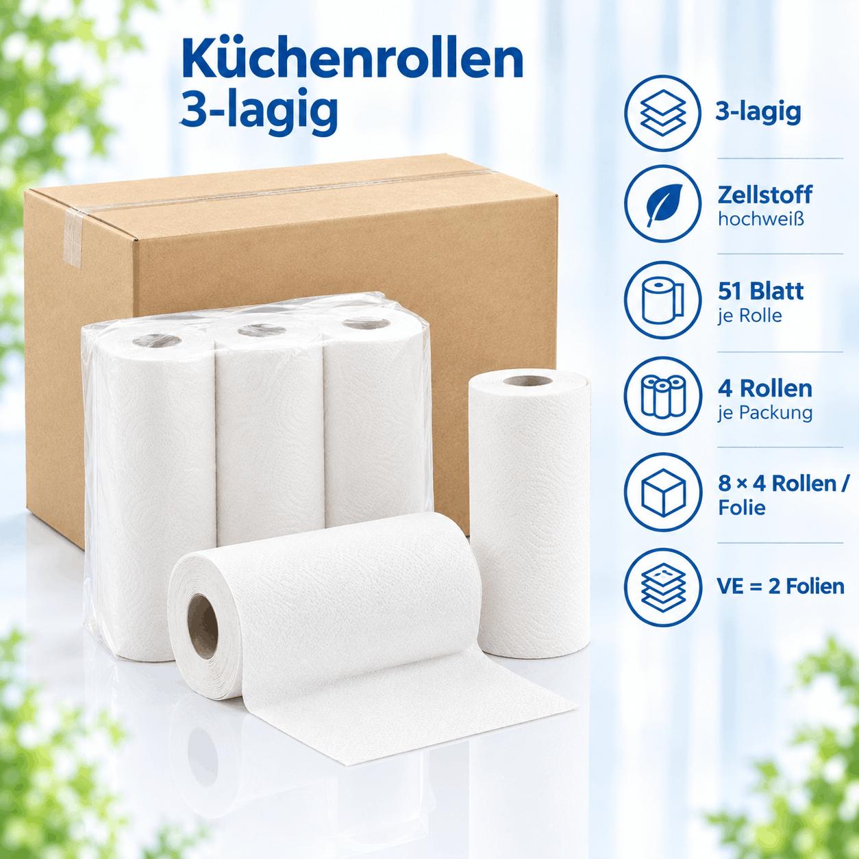 Küchenrollen 3 lagig
