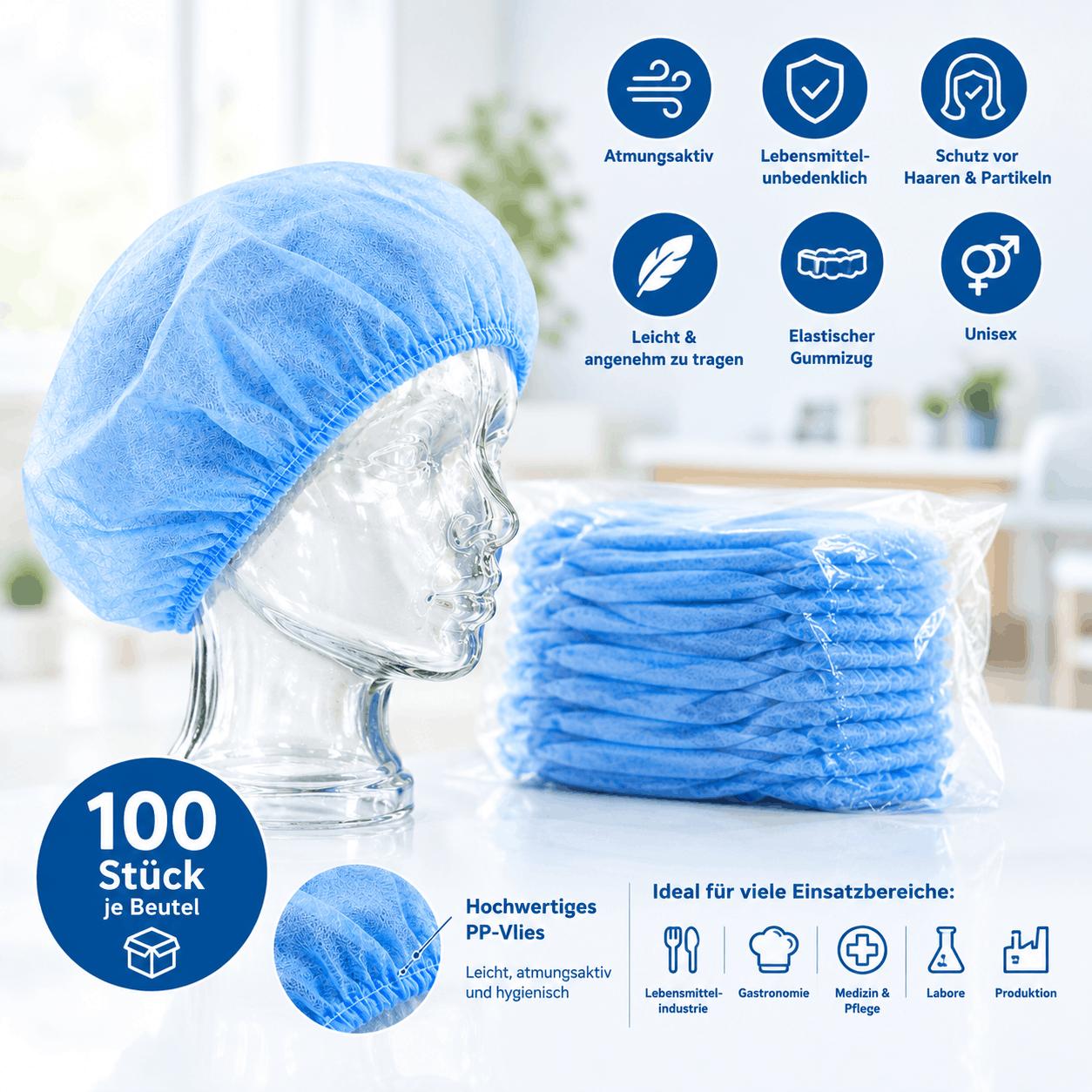 PP Klipphaube - blau