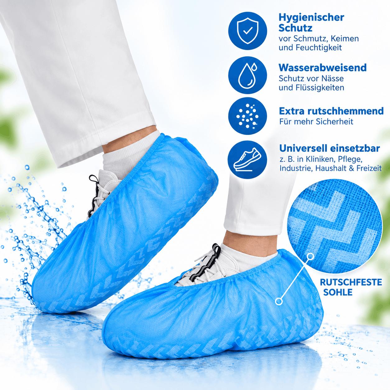 PPSchuhüberzieher mit rutschhemmender Sohle