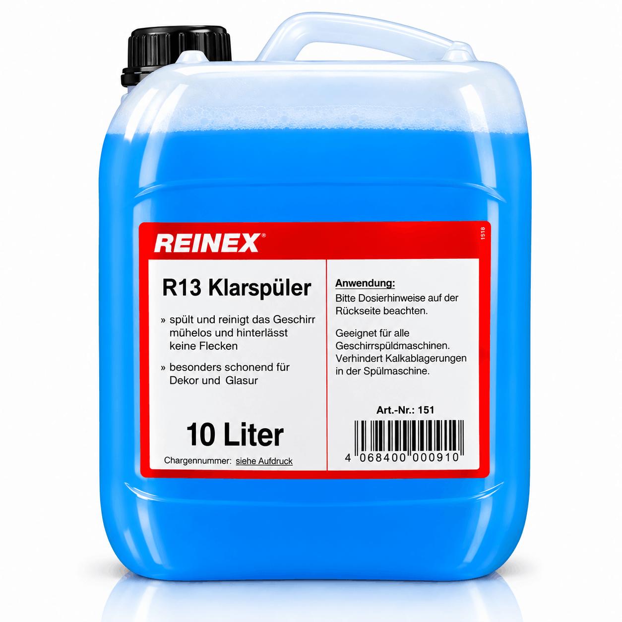 REINEX R13 Klarspüler für Spülmaschinen 10L