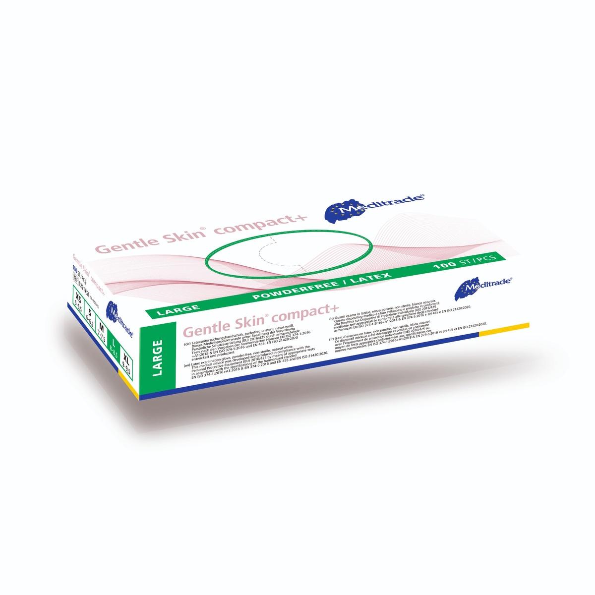 Gentle Skin® compact+ Latexhandschuhe Gr. L