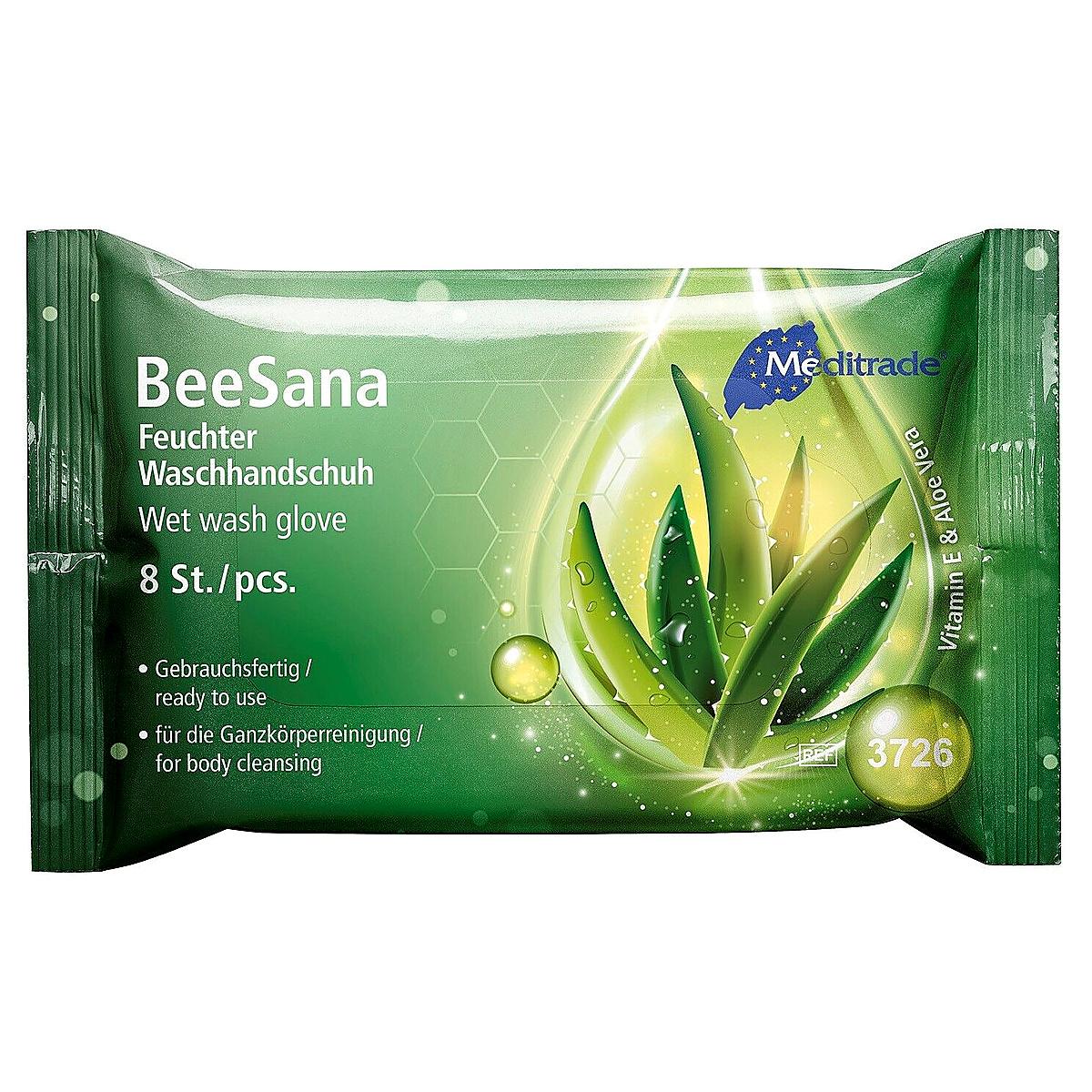 BeeSana® Feuchter Waschhandschuh Flowpack
