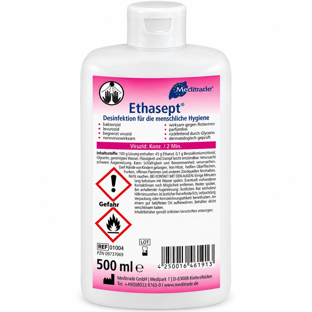 Ethasept Händedesinfektionsmittel, 500 ml