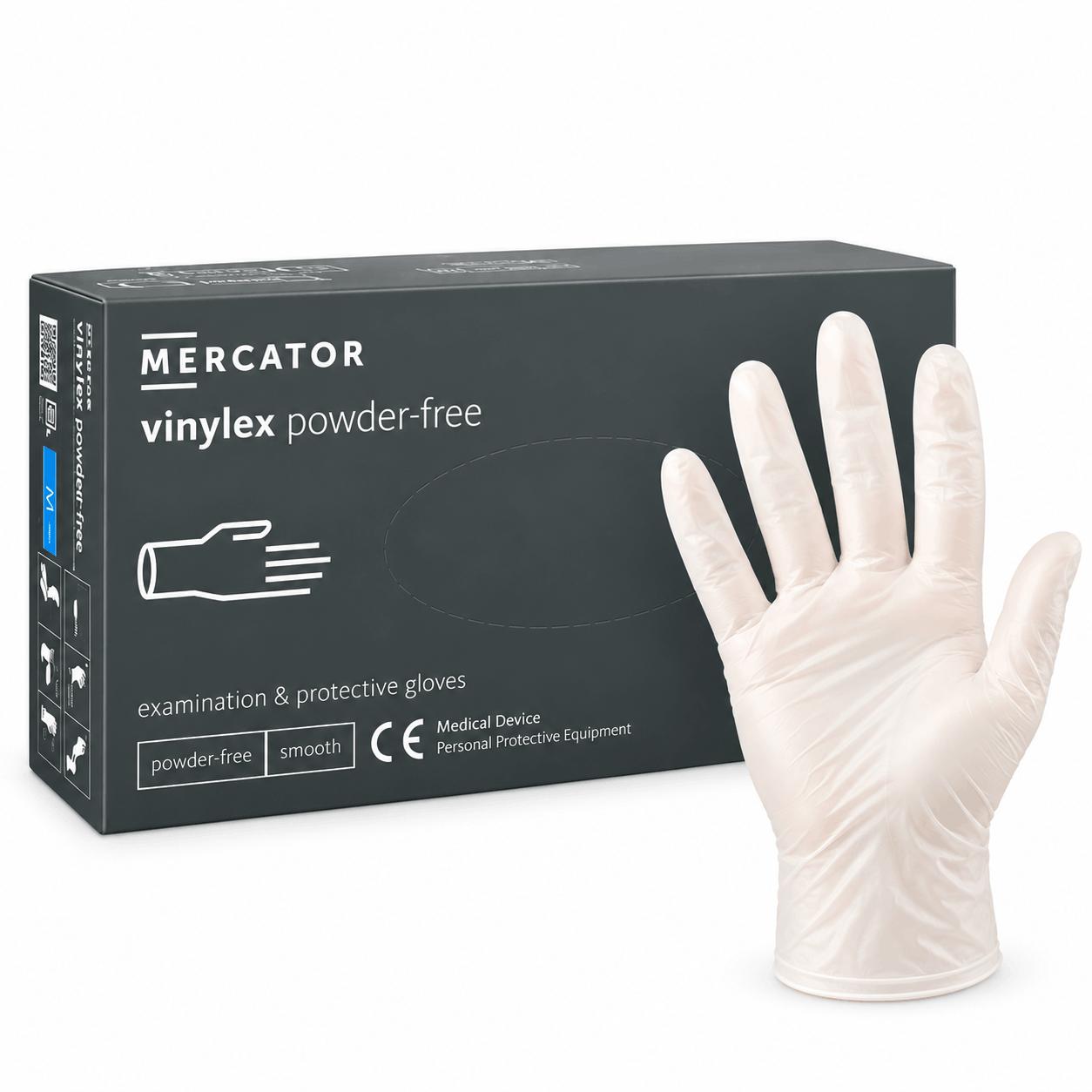 Mercator vinylex® PF Vinylhandschuhe Gr. S