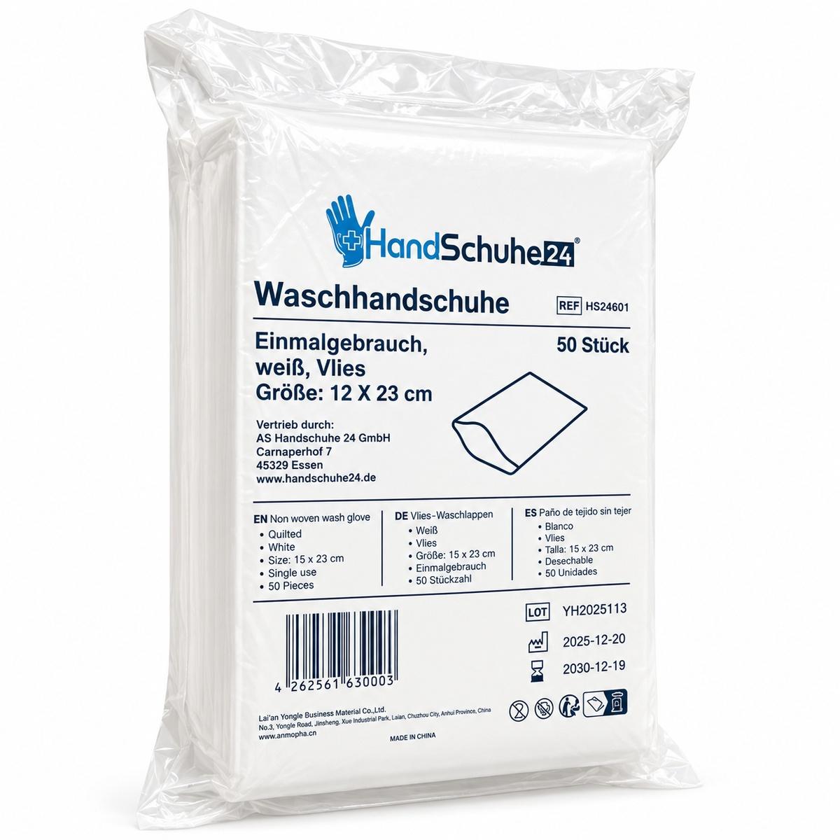 Waschhandschuhe Handschuhe 24 Premium Molton