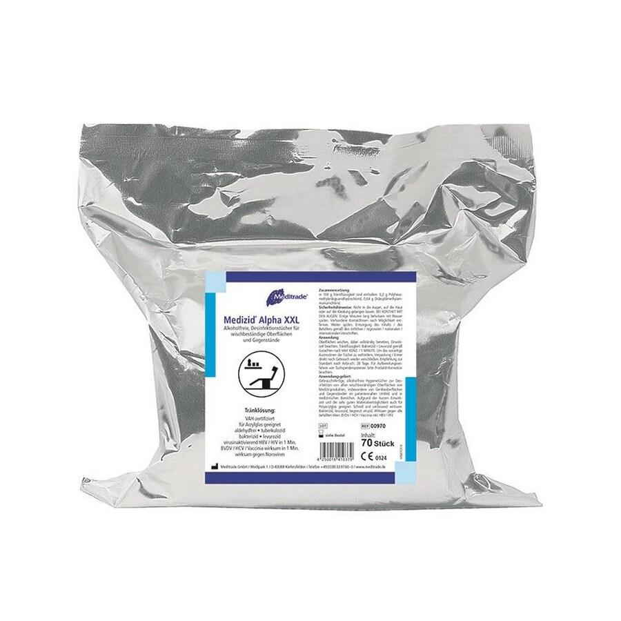 Medizid Alpha+ XXL Desinfektionstücher XXL Tücher, alkoholfreie Desinfektionstücher, Nachfüllpackung für Eimer