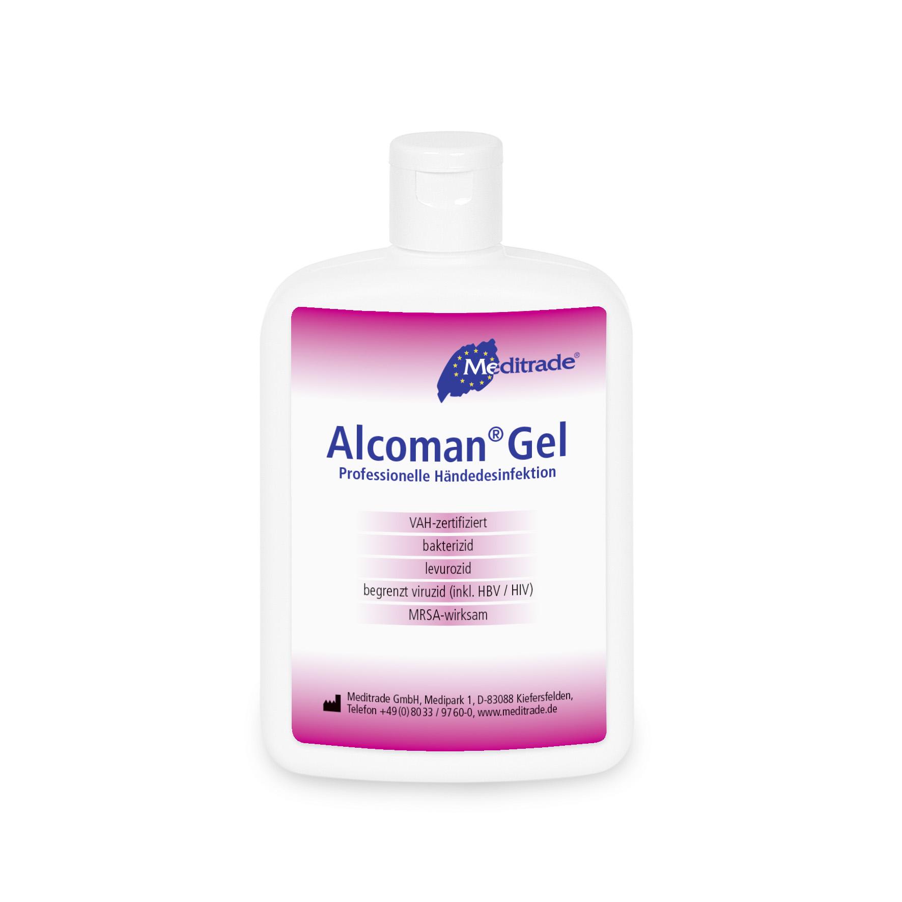 Alcoman Gel 100ml Händedesinfektion Kittelfalsche