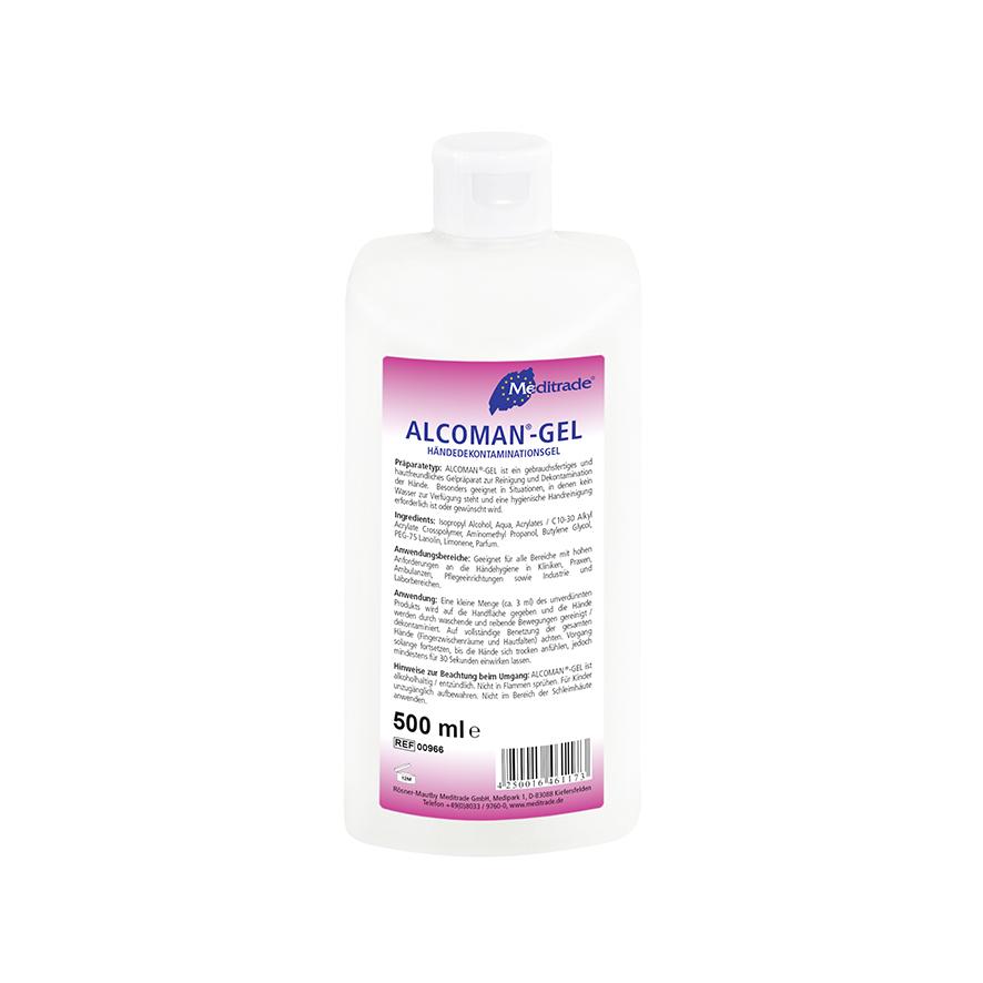 Alcoman Gel 500ml  Händedesinfektion