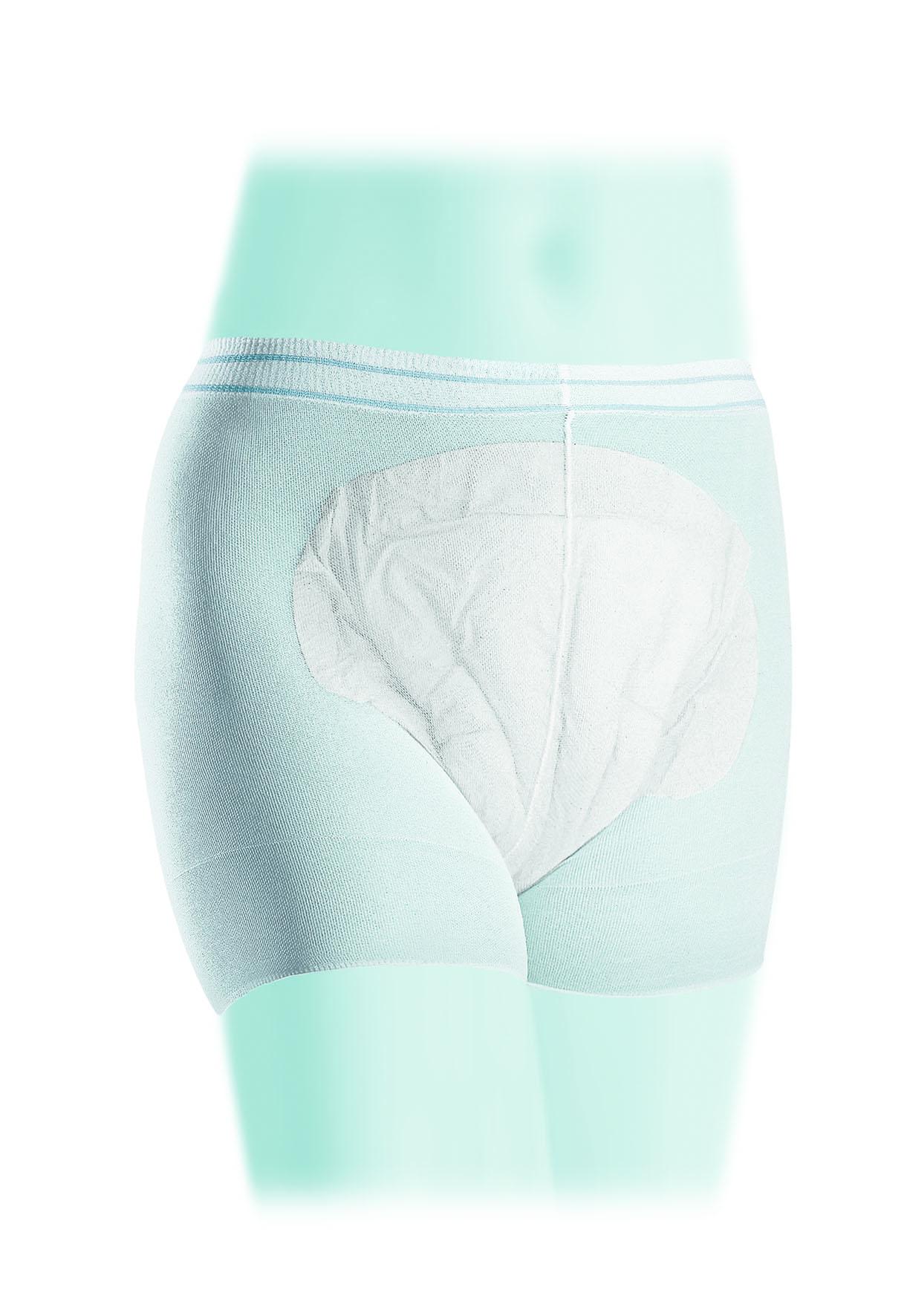 Panty Fixierhöschen XXL XX-Large, grün-blau,
