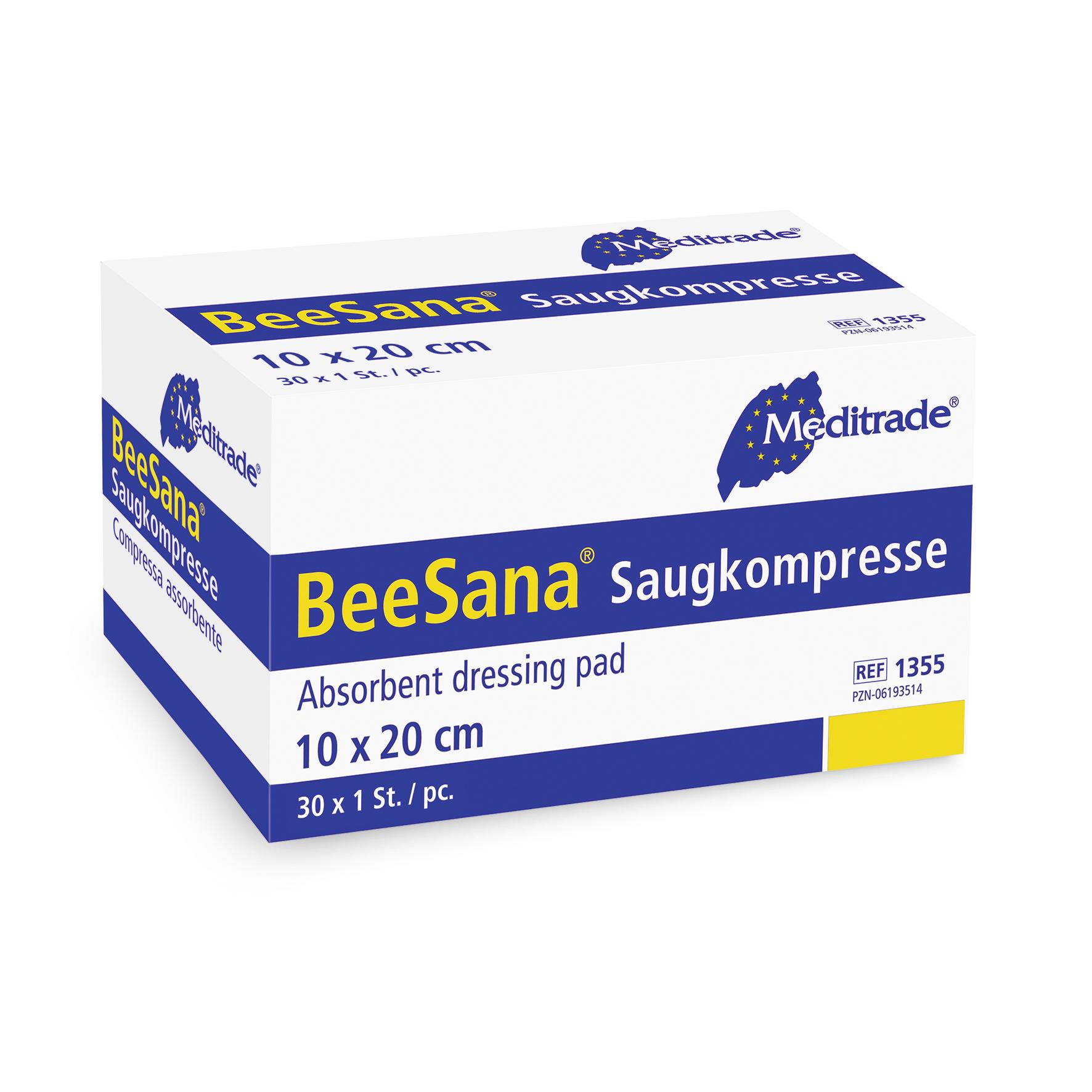 BeeSana® Saugkompresse unsteril, 20 x 30 cm