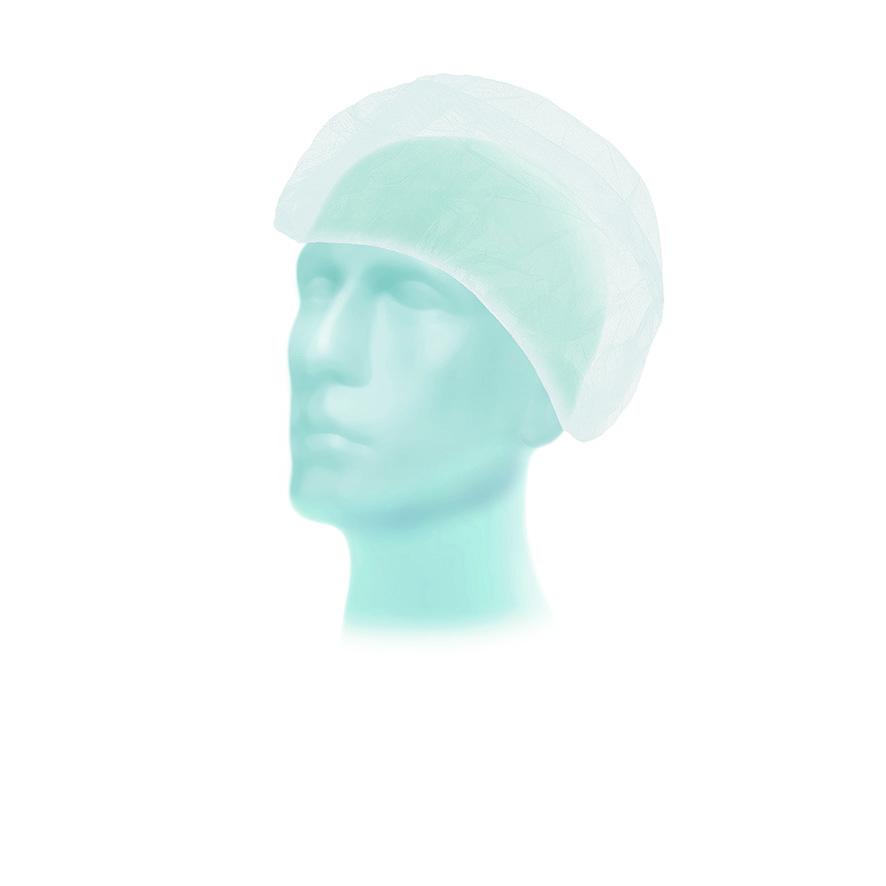 Suavel® Astrid Schwestern- und Patientenhaube, weiß