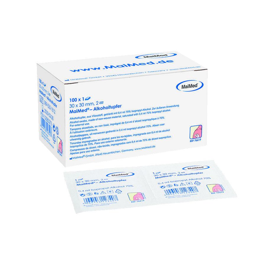 Alkoholtupfer 3 x 3 cm