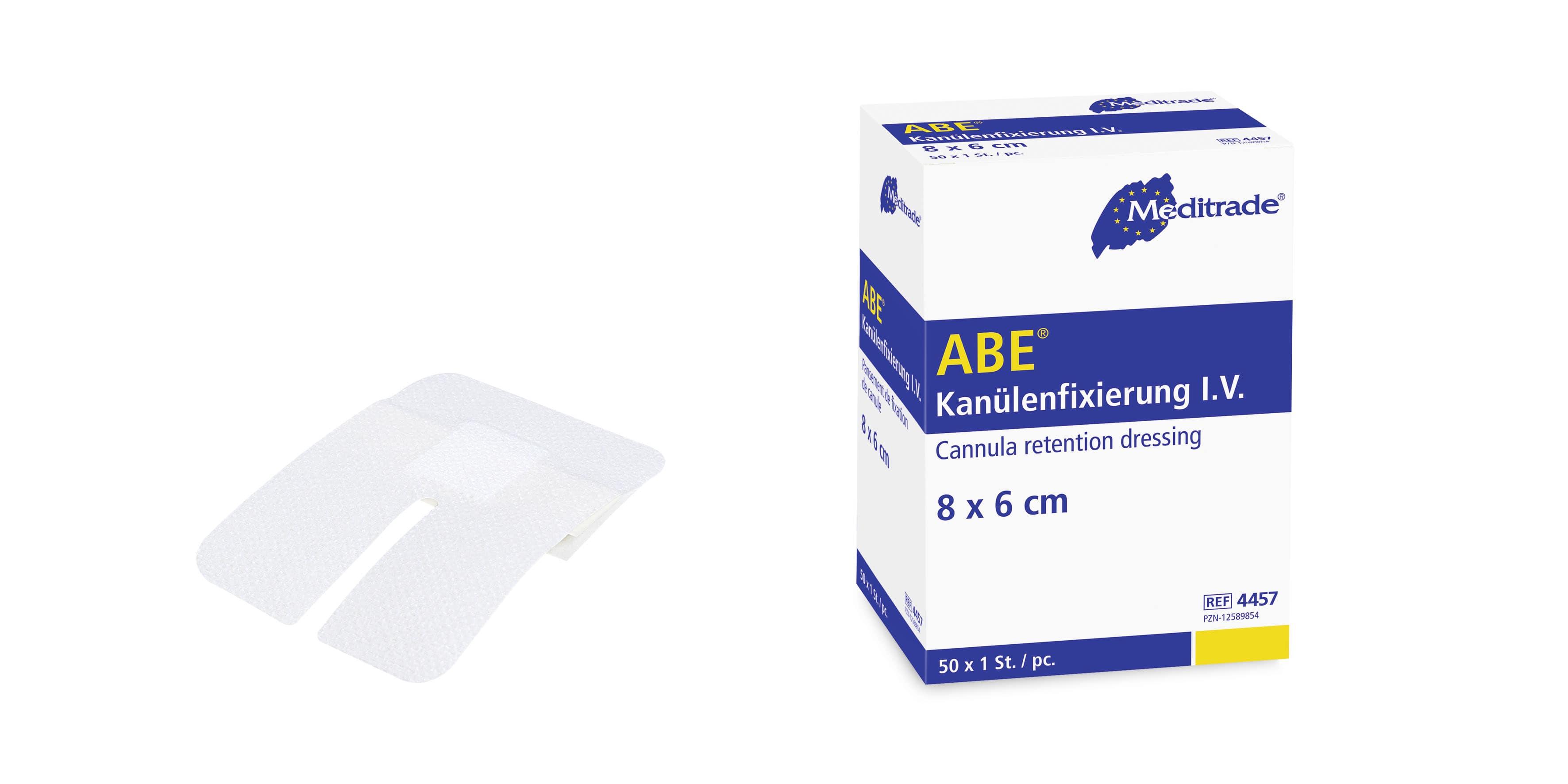 ABE® Kanülenfixierung I.V., steril, 8 x 6 cm 20 x 10 cm,