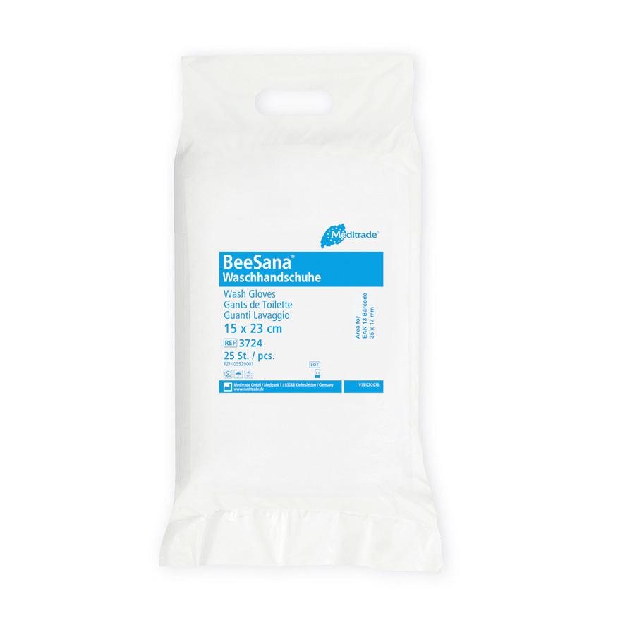 BeeSana® Waschhandschuh Molton/Soft