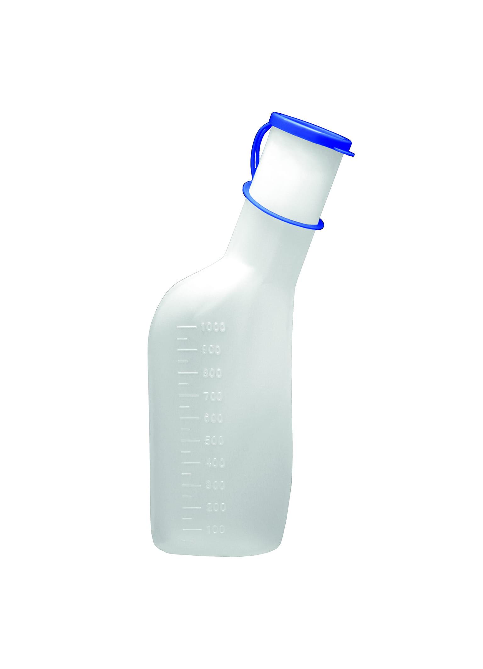 Urinflasche milchig für Männer, 1000 ml, milchig