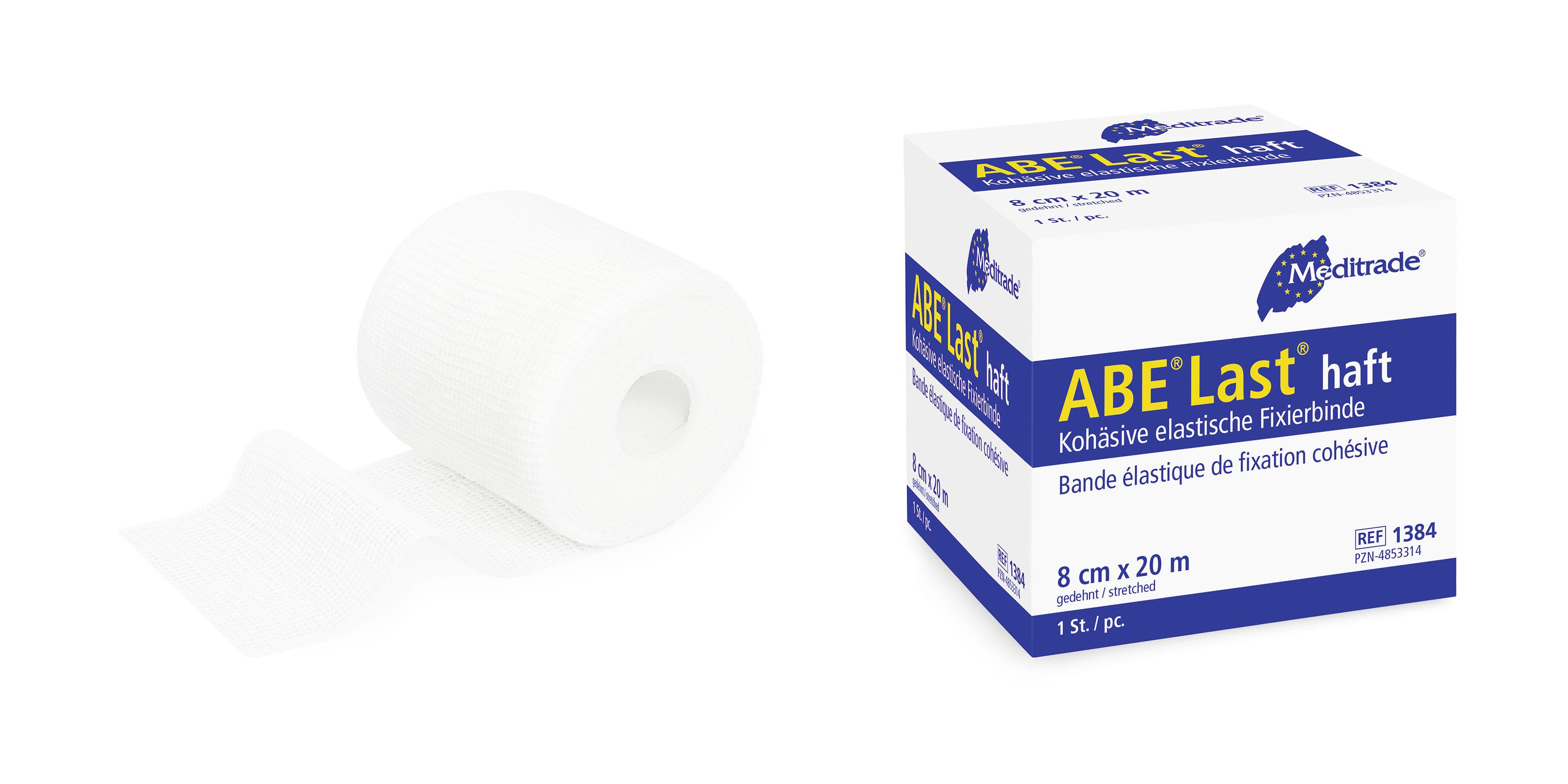 ABE Last® krepp elastische Fixierbinde, 6 cm x 4 m