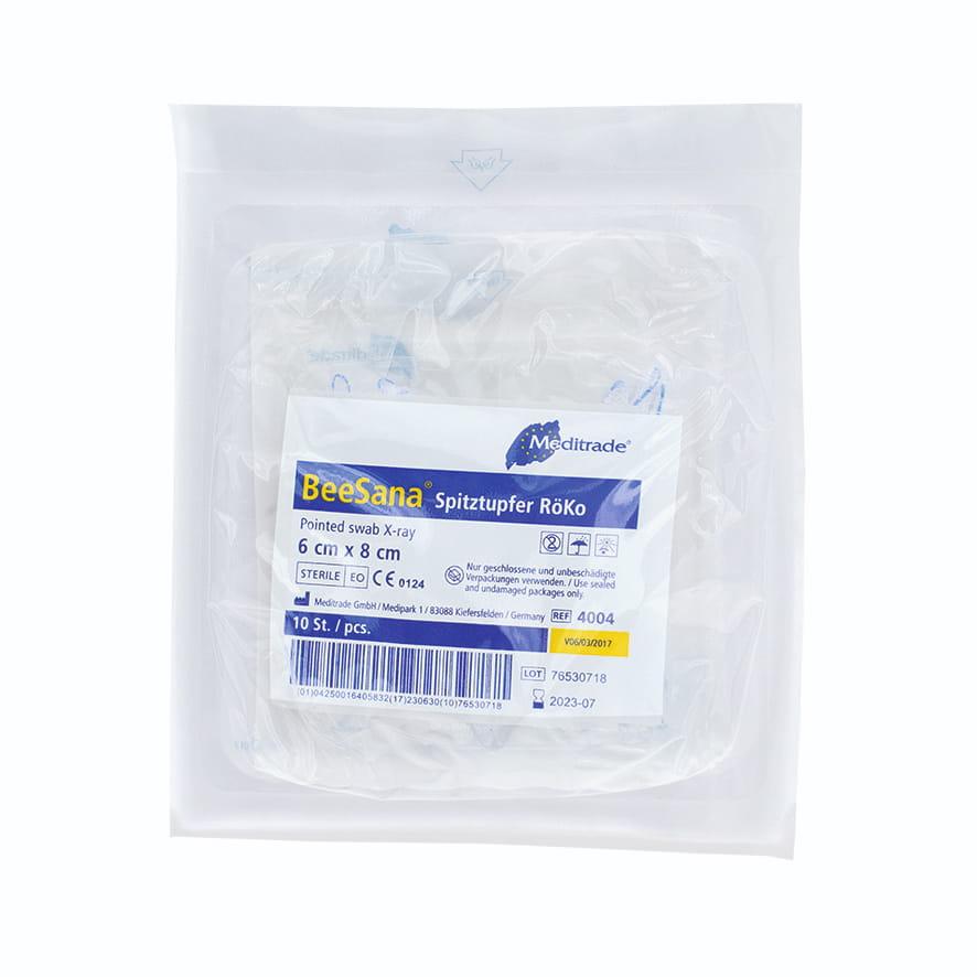 BeeSana Spitztupfer RK VM 20, RöKo, doppelt steril, 15 x 16 cm