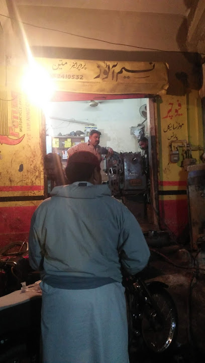 Naseem auto workshop in Korangi, Karachi