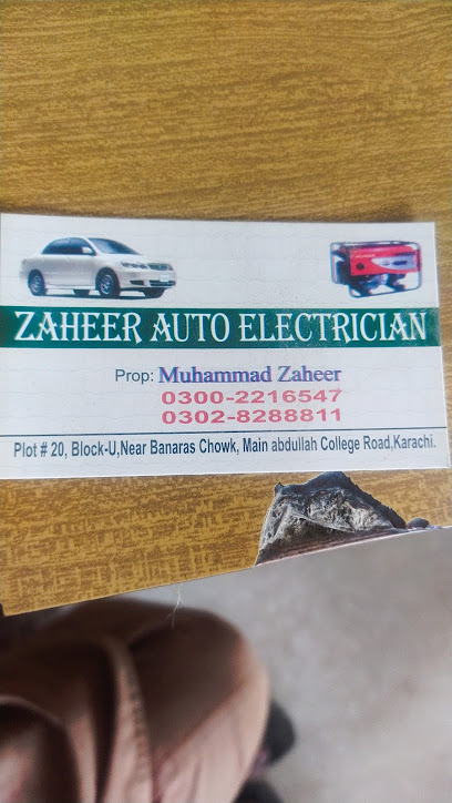 Zaheer Auto Electrician in North Nazimabad, Karachi