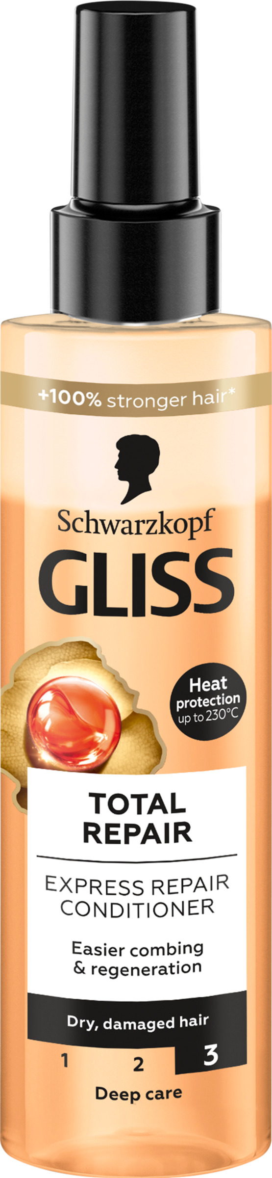 Gliss balzsam Express Repair Teljeskörű regeneráló 200 ml