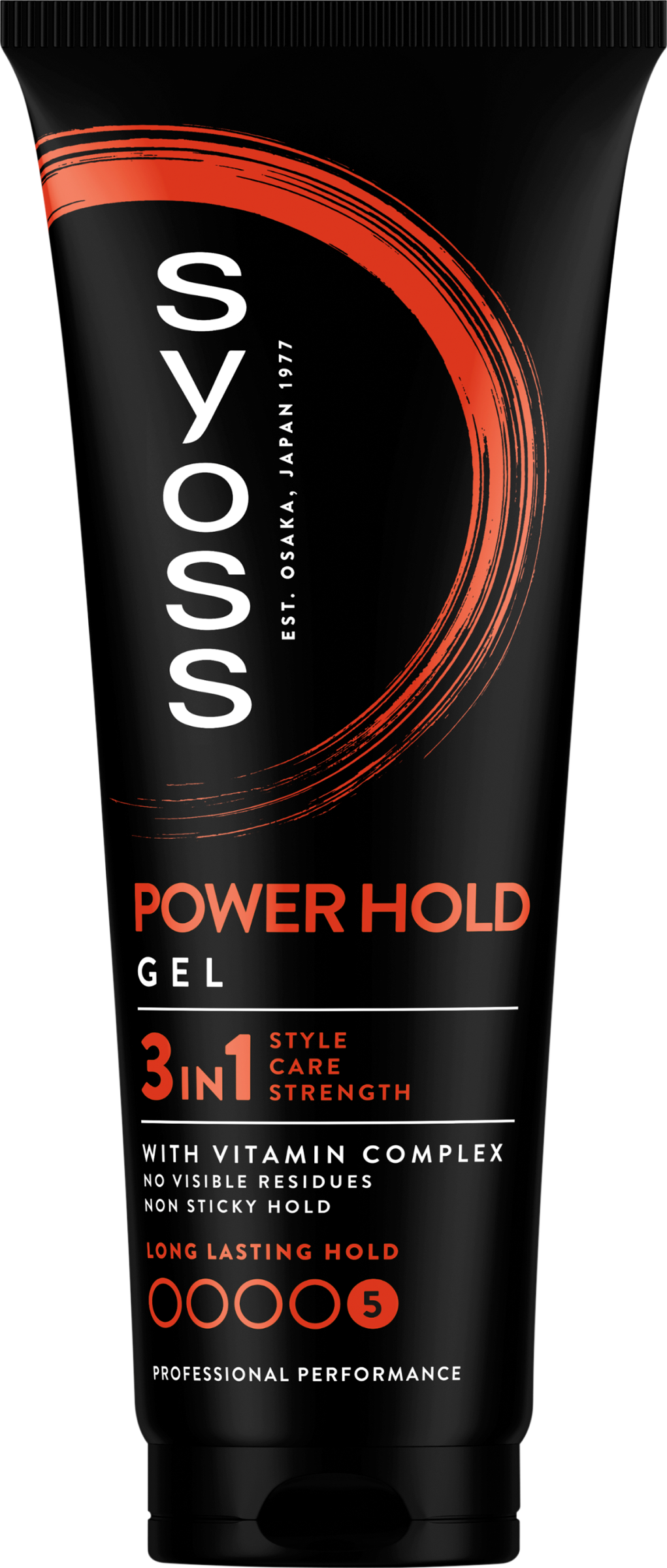 Syoss hajformázó zselé Power Hold 3in1 - stílus, ápolás, erő 250 ml