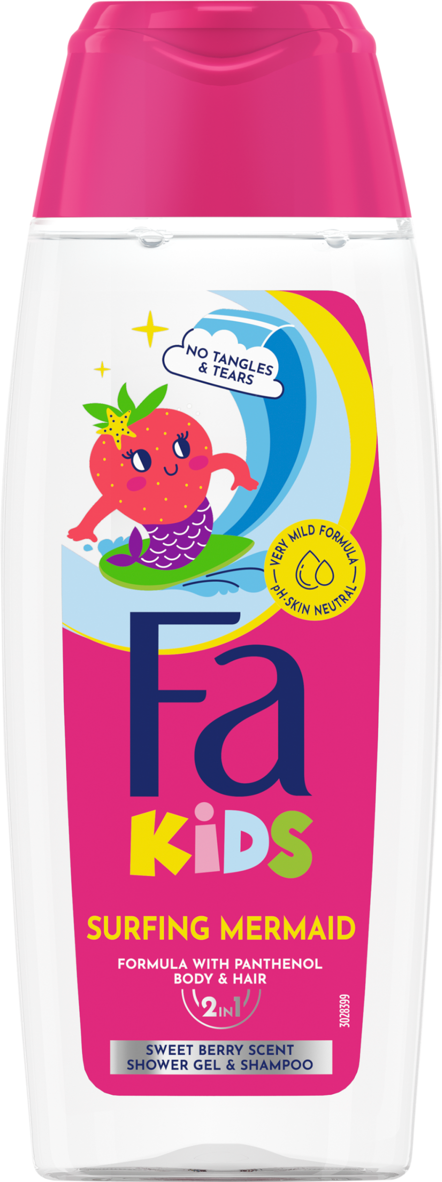 Fa tusfürdő Kids Sellőknek (lányoknak) 250 ml