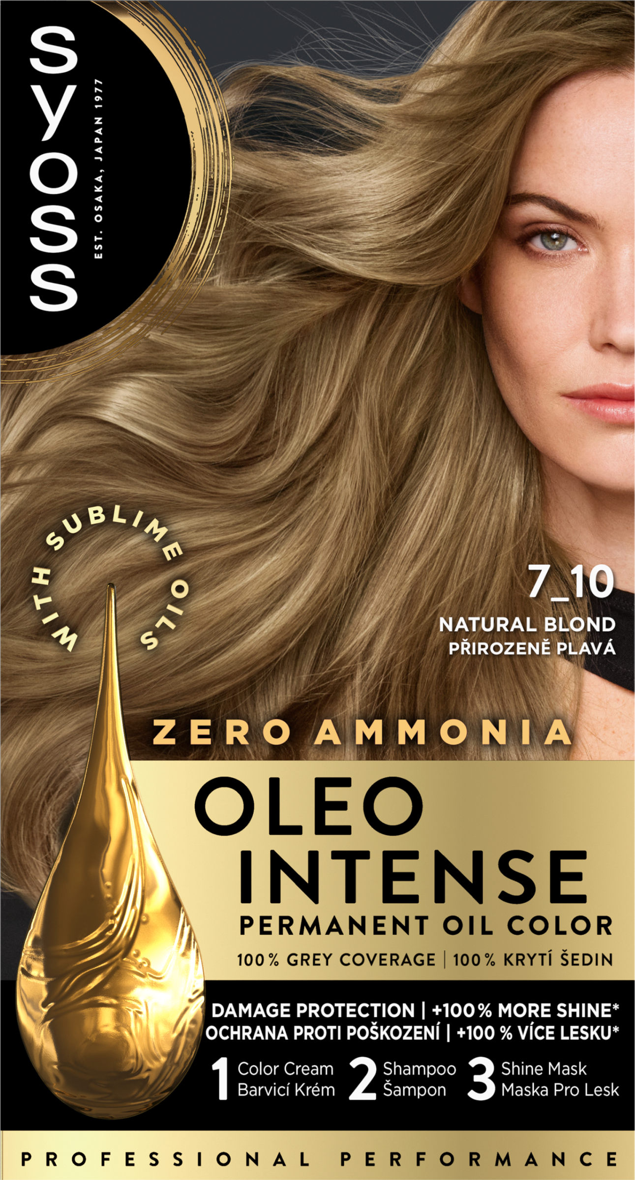 Syoss Color Oleo intenzív olaj hajfesték 7-10 természetes szőke