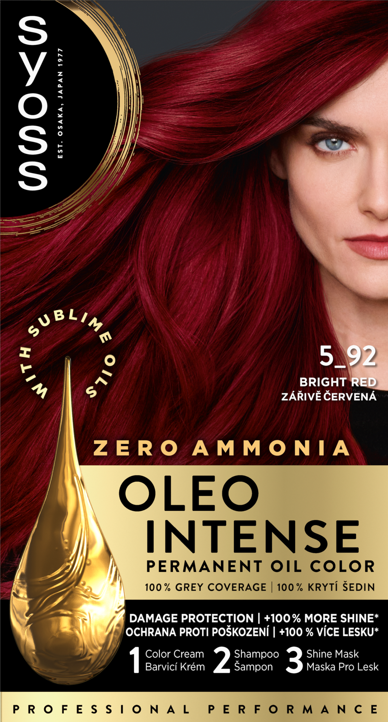 Syoss Color Oleo intenzív olaj hajfesték 5-92 ragyogó vörös