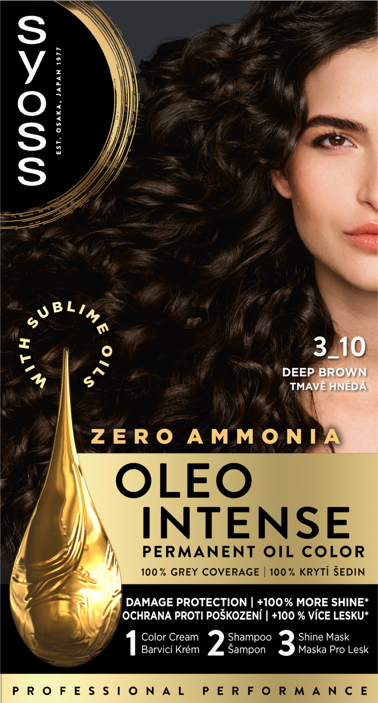 Syoss Color Oleo intenzív olaj hajfesték 3-10 mélybarna