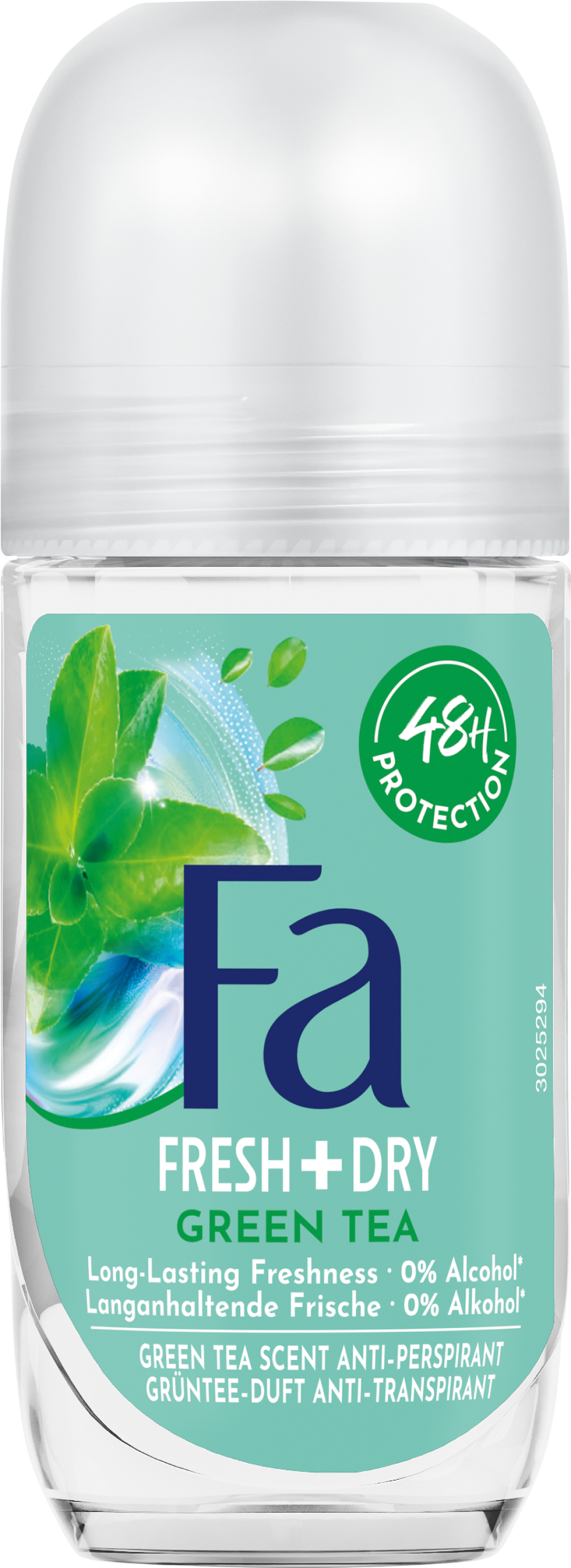 Fa izzadásgátló roll-on Fresh & Dry Green Tea 50 ml