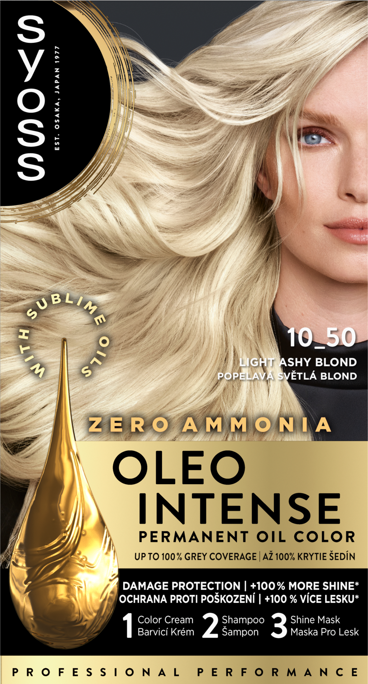 Syoss Color Oleo intenzív olaj hajfesték 10-50 hamvas szőke